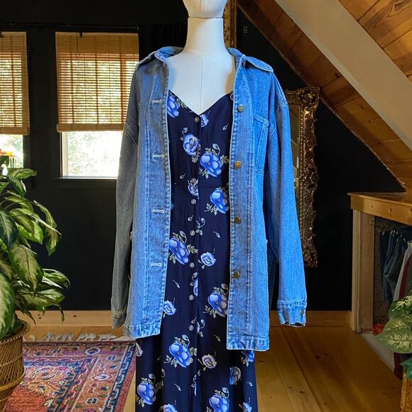 90s Floral Dress - Picture 1 of 9
